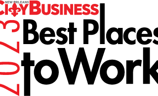 Logo that says "City Business Best Place to Work 2023"